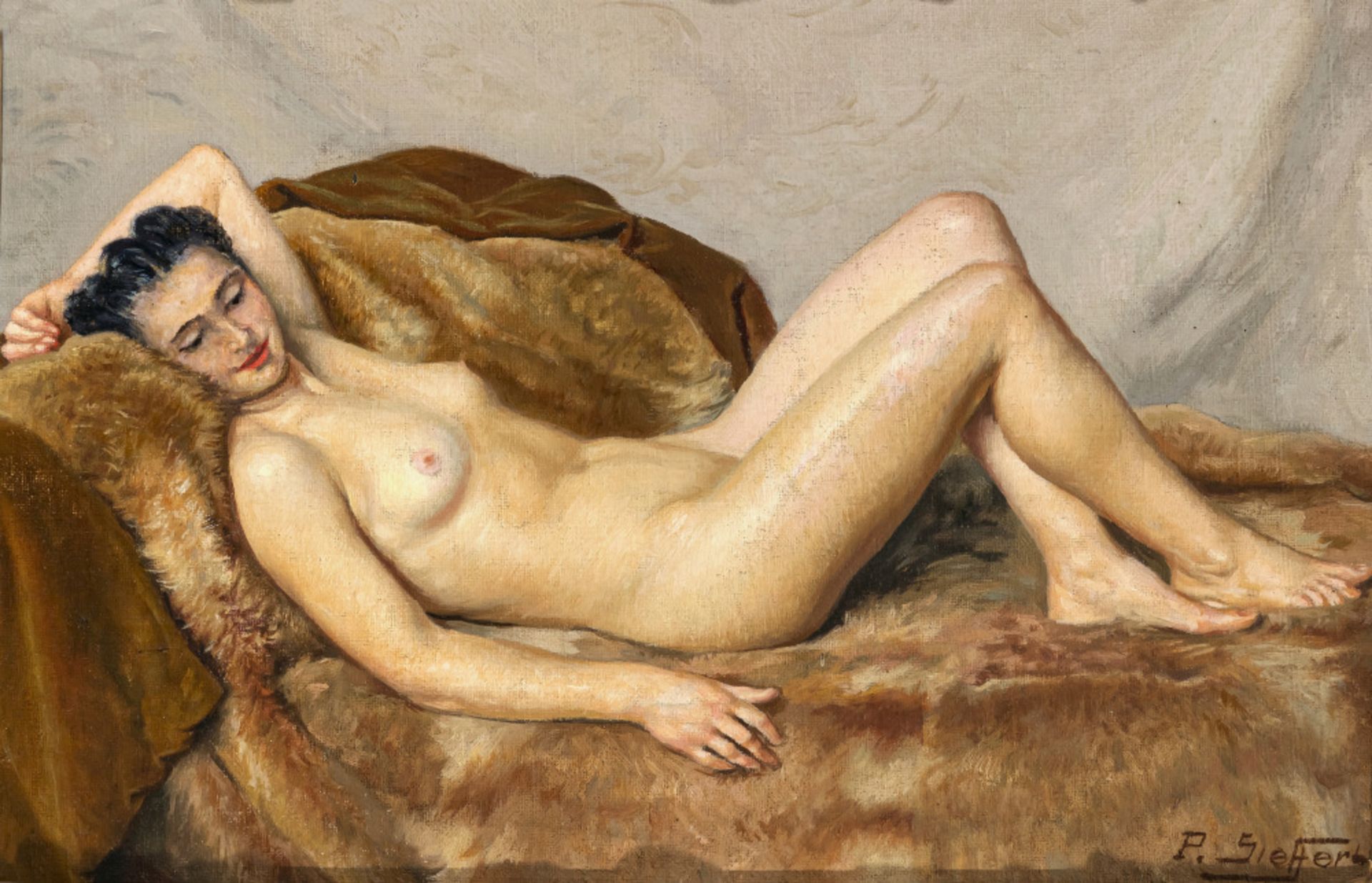 Paul Sieffert - Lying female nude