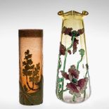 Two vases - Mont-Joye, circa 1900