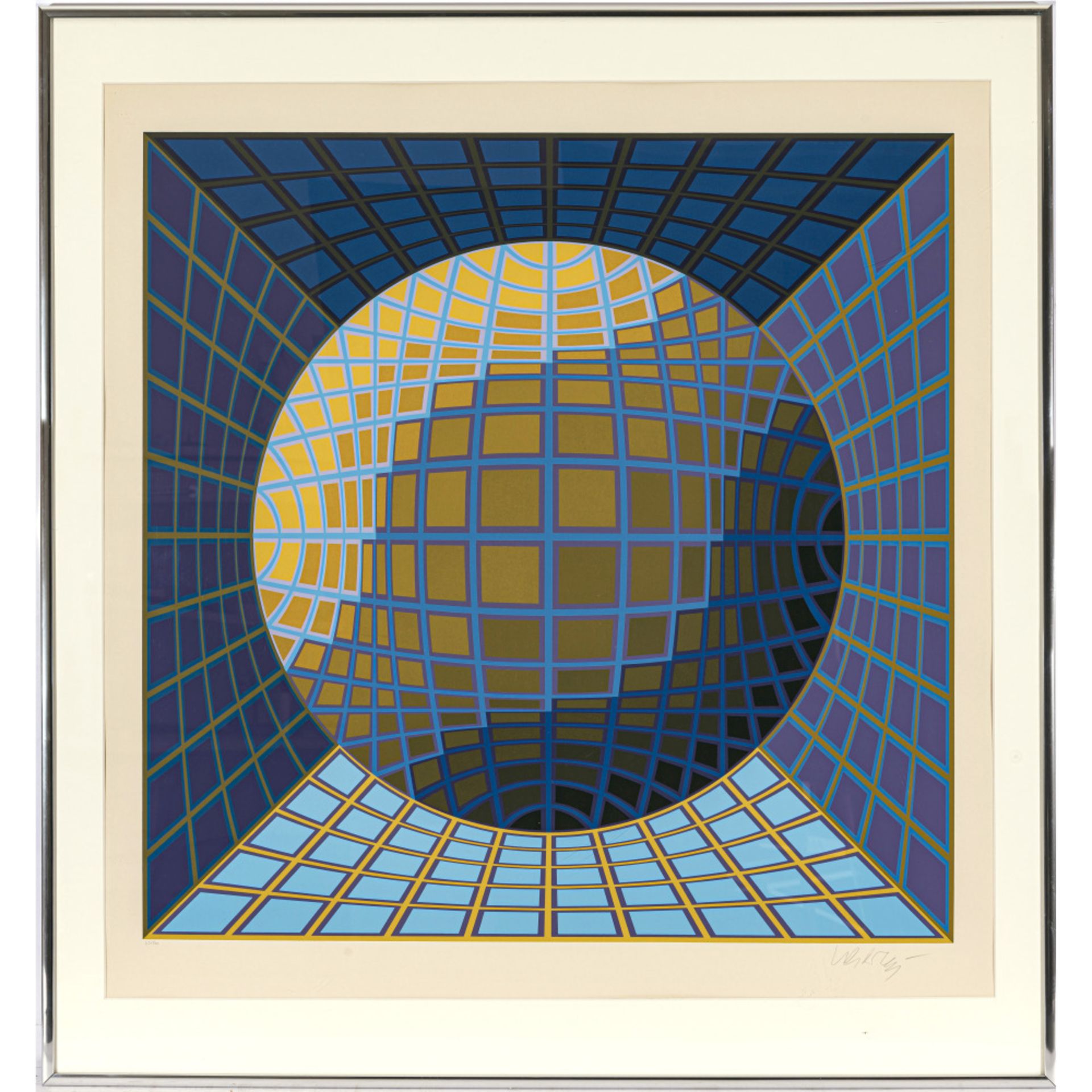 Victor Vasarely - Ohne Titel. - Bild 2 aus 4