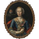 Unbekannt Um 1763 - Bildnis einer Dame, im Alter von 45 Jahren