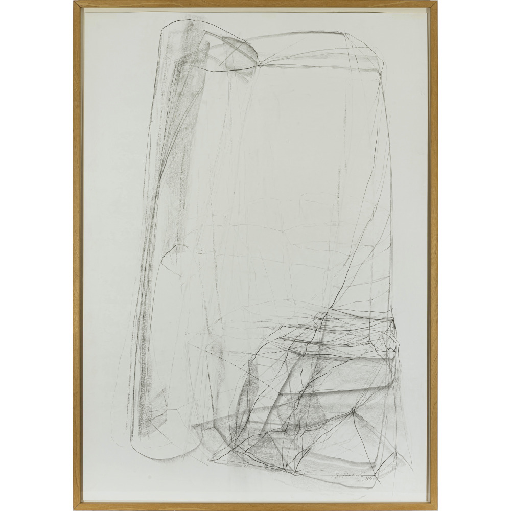 Herbert Peters - Sketch of a reclining figure, 1971. Sketch for a two-part sculpture, 1999. Sketch f - Image 4 of 8