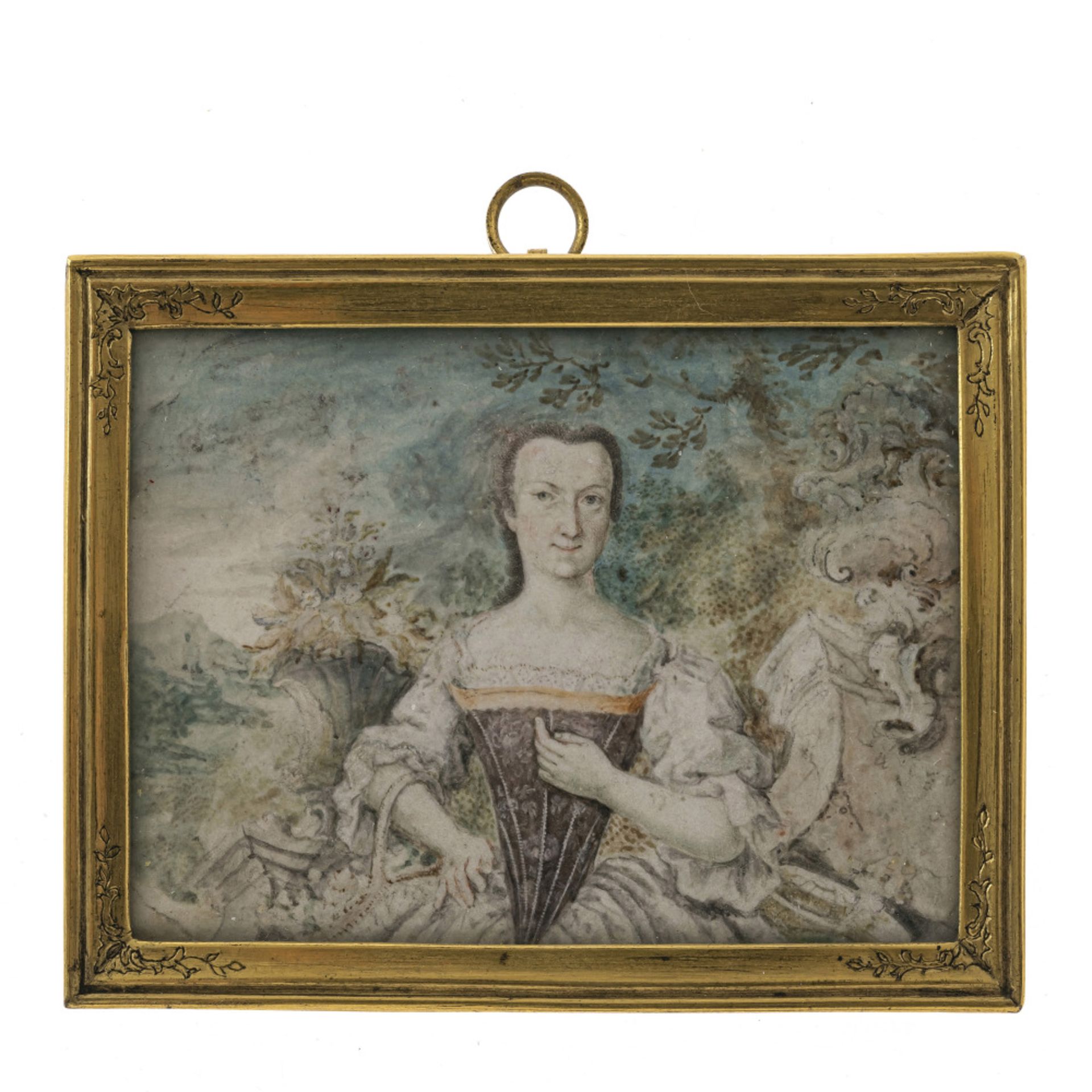 Süddeutsch mid 18th-century - Young lady as gardener