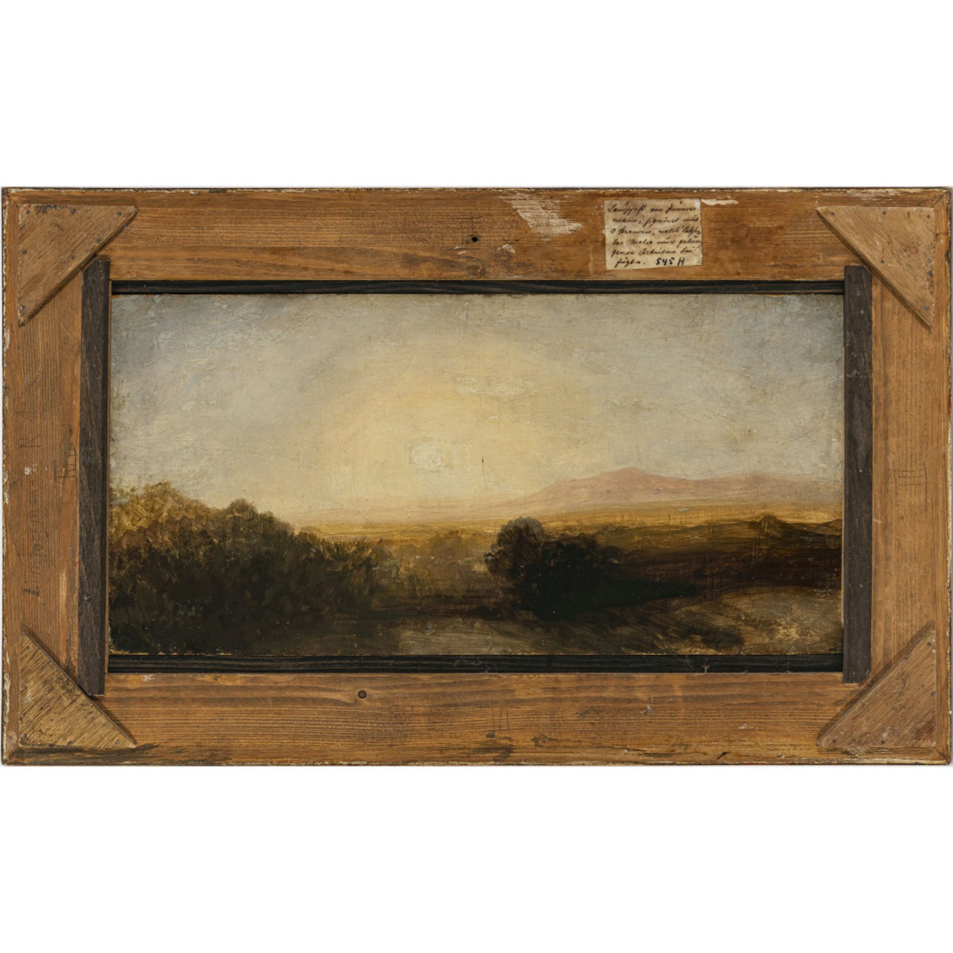 Albert (August Albert) Zimmermann - Southern landscape study - Image 2 of 3