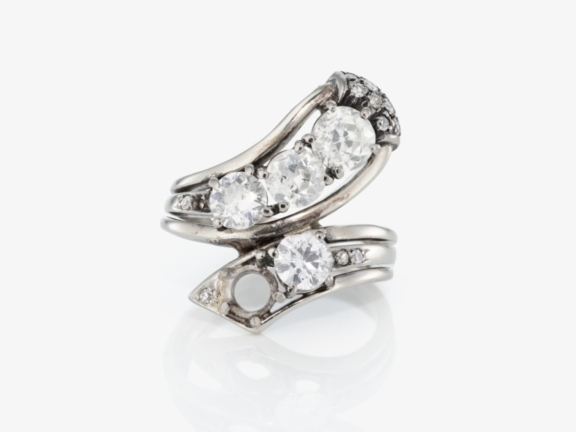 Ring mit Diamanten - Deutschland, 1960er Jahre - Bild 2 aus 2