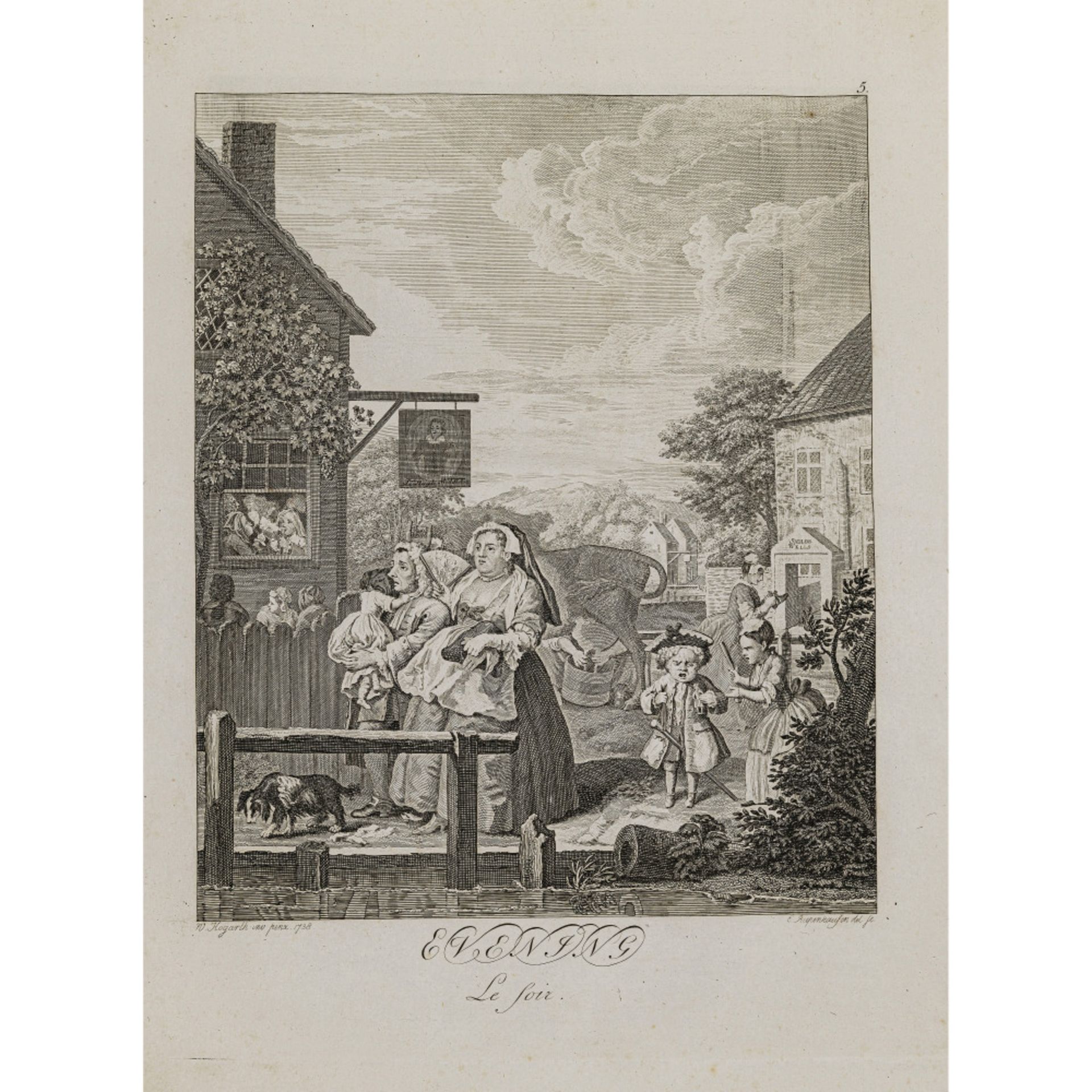 Ernst Ludwig Riepenhausen - The work of William Hogarth - Image 5 of 6