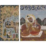 Two Indian miniatures
