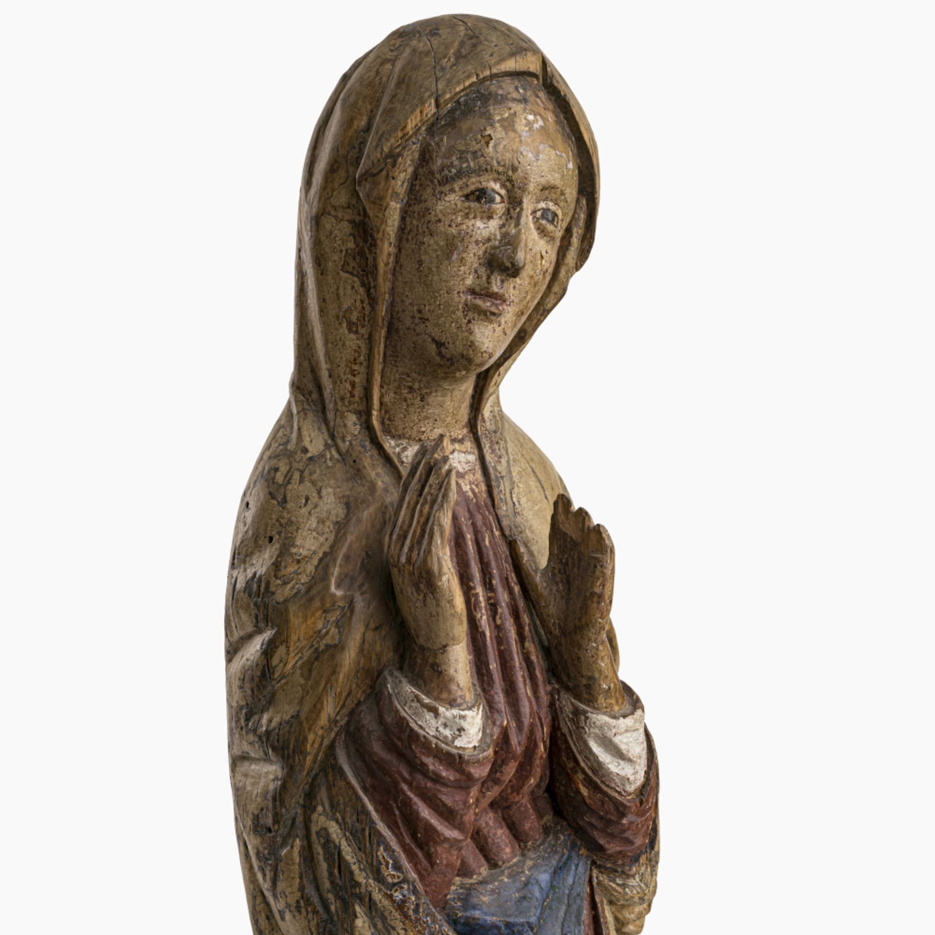 Trauernde Maria - Wohl Italien, um 1500 - Bild 3 aus 3