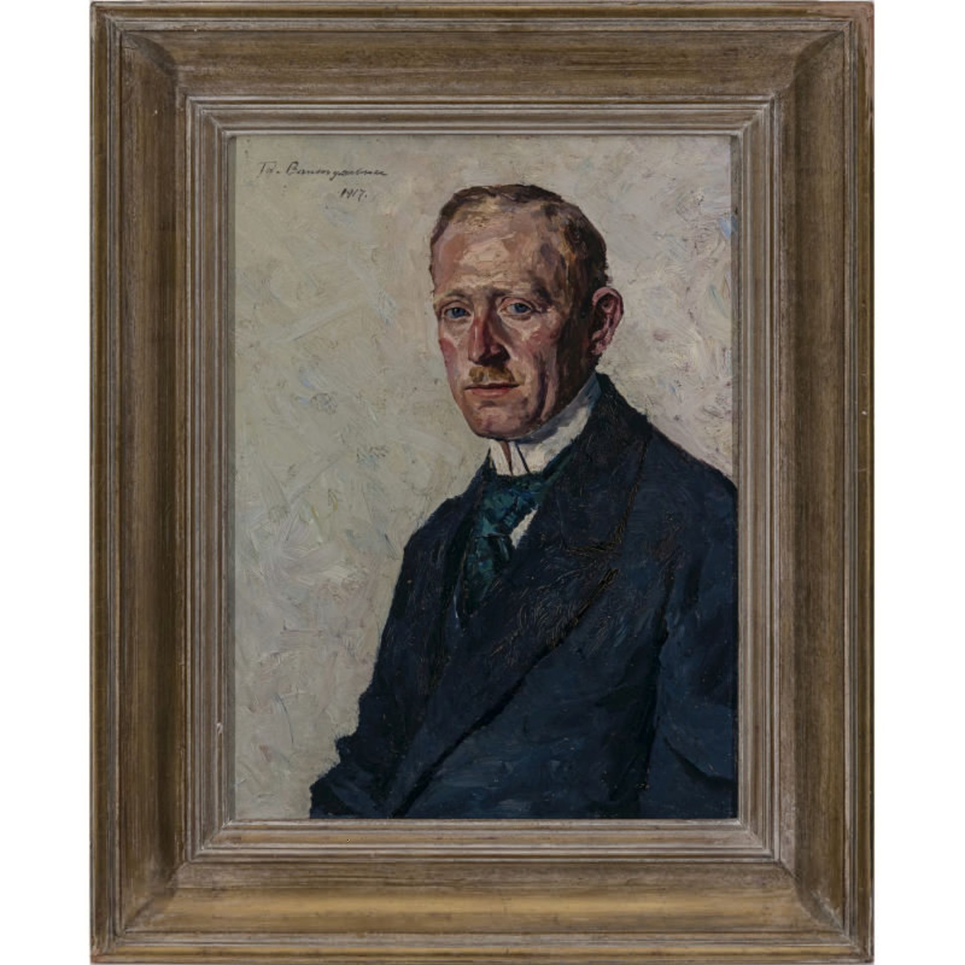 Thomas Baumgartner - Portrait of a man. 1917 - Image 2 of 2