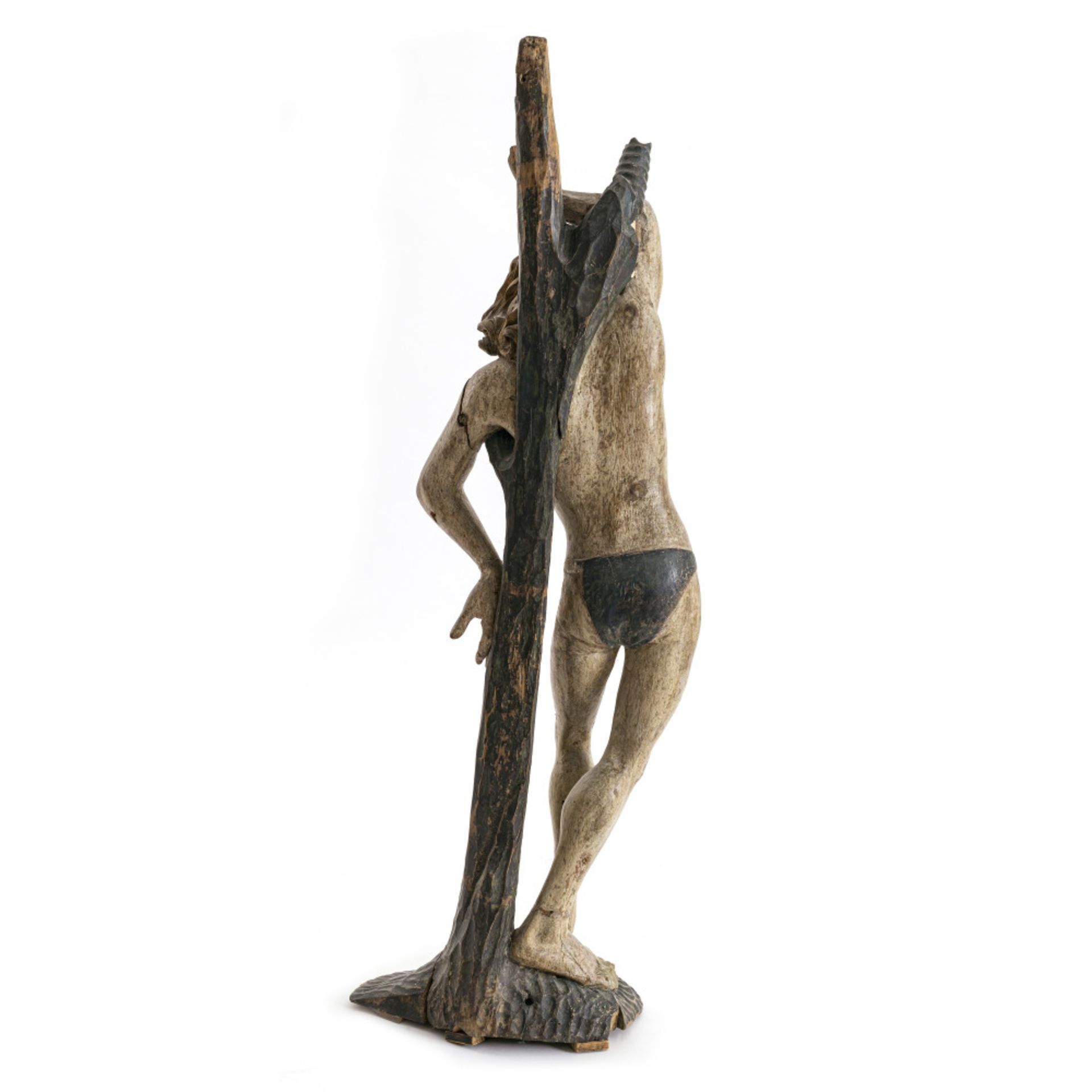 Saint Sebastian - German, circa 1500 - Image 2 of 2