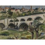 Otto Geigenberger - Village view with aqueduct