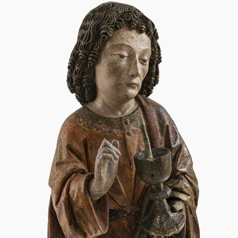 Saint John the Evangelist - Lower Bavaria, circa 1490 - Image 3 of 3