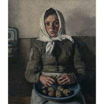 Thomas Baumgartner - Die Kartoffelschälerin. 1940