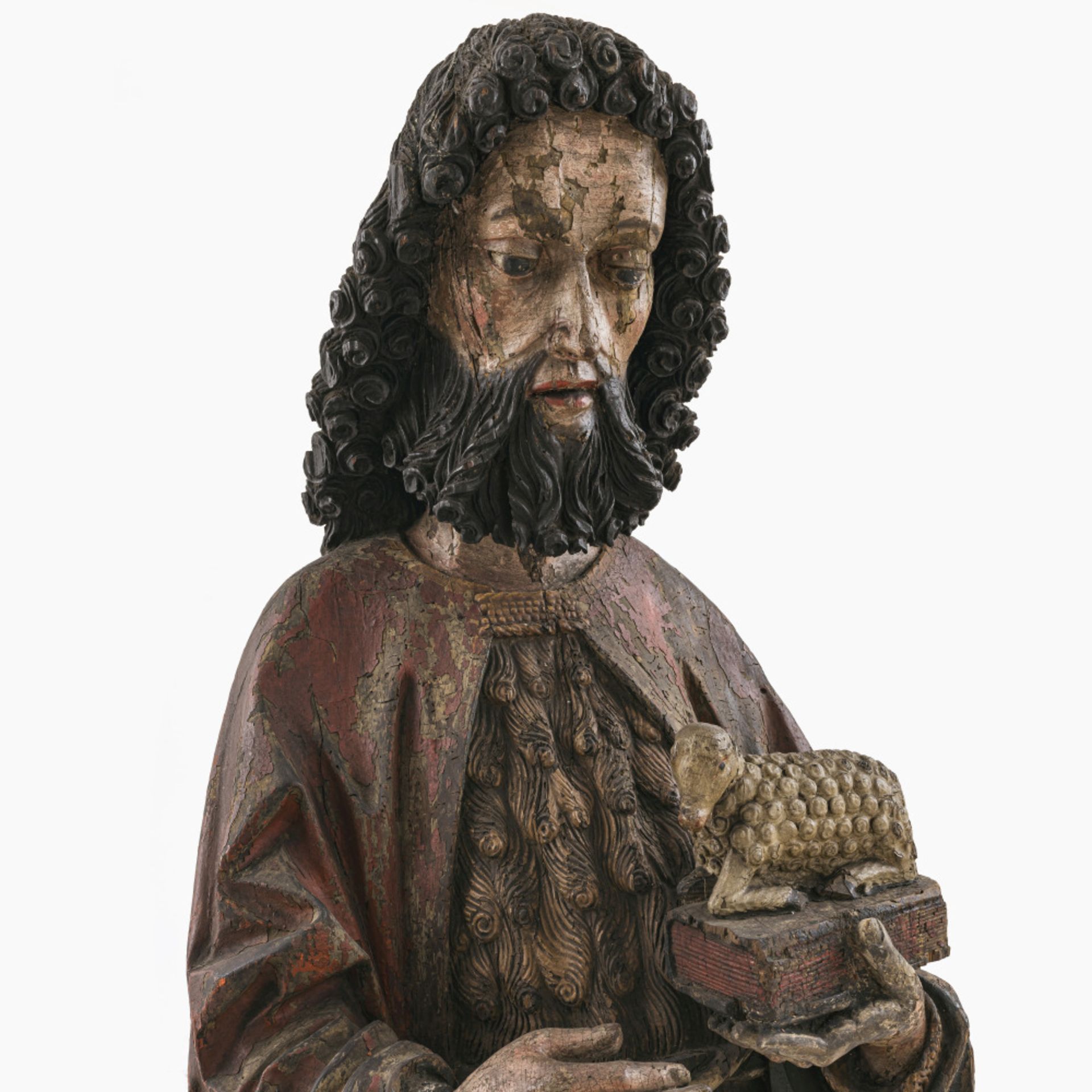 Hl. Johannes Bapt. - Alpenländisch, um 1500 - Bild 3 aus 4