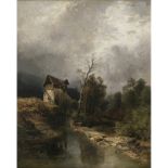 Josef Wenglein - Mill by the stream. 1891