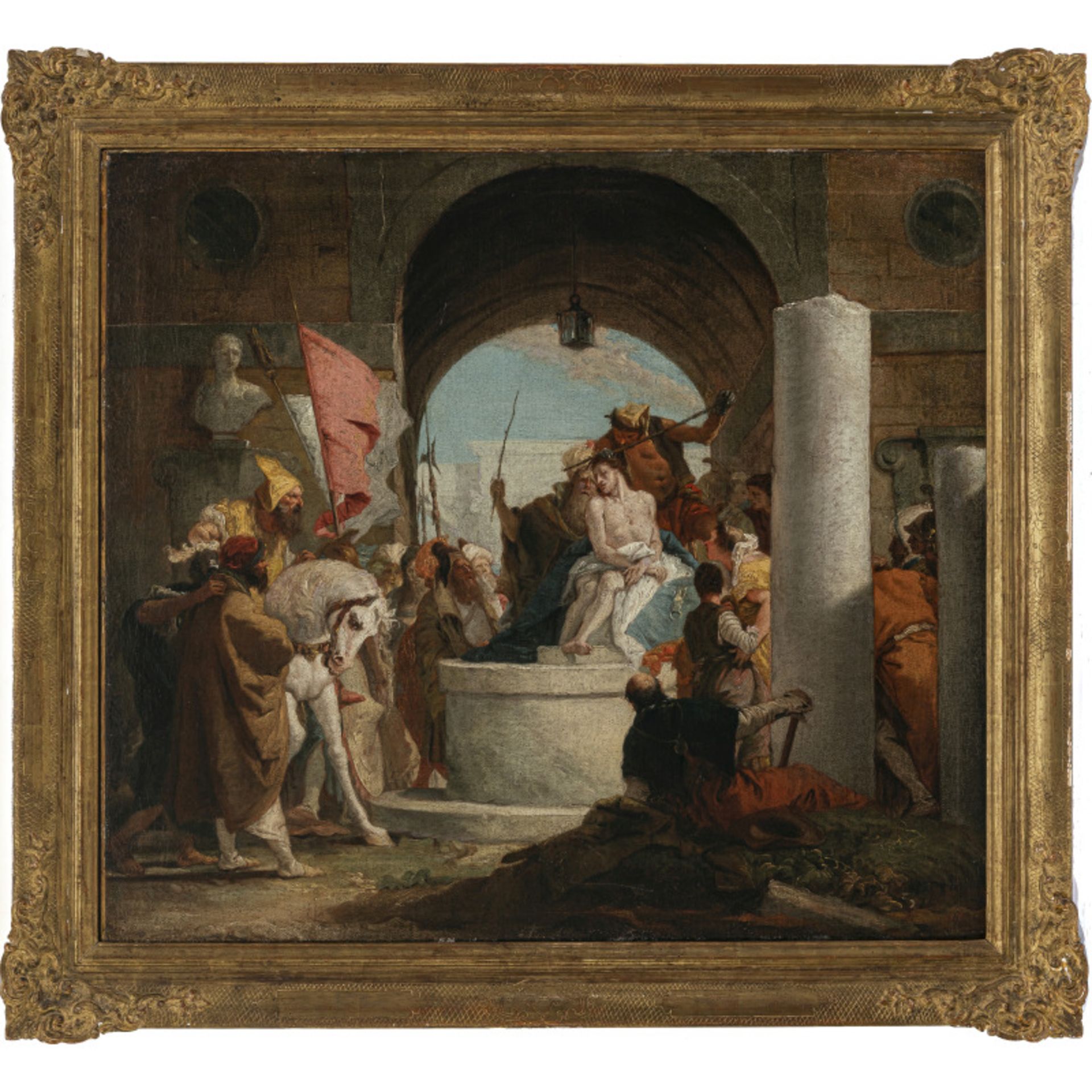 Giovanni Battista Tiepolo, Werkstatt - Die Dornenkrönung Christi - Bild 2 aus 3