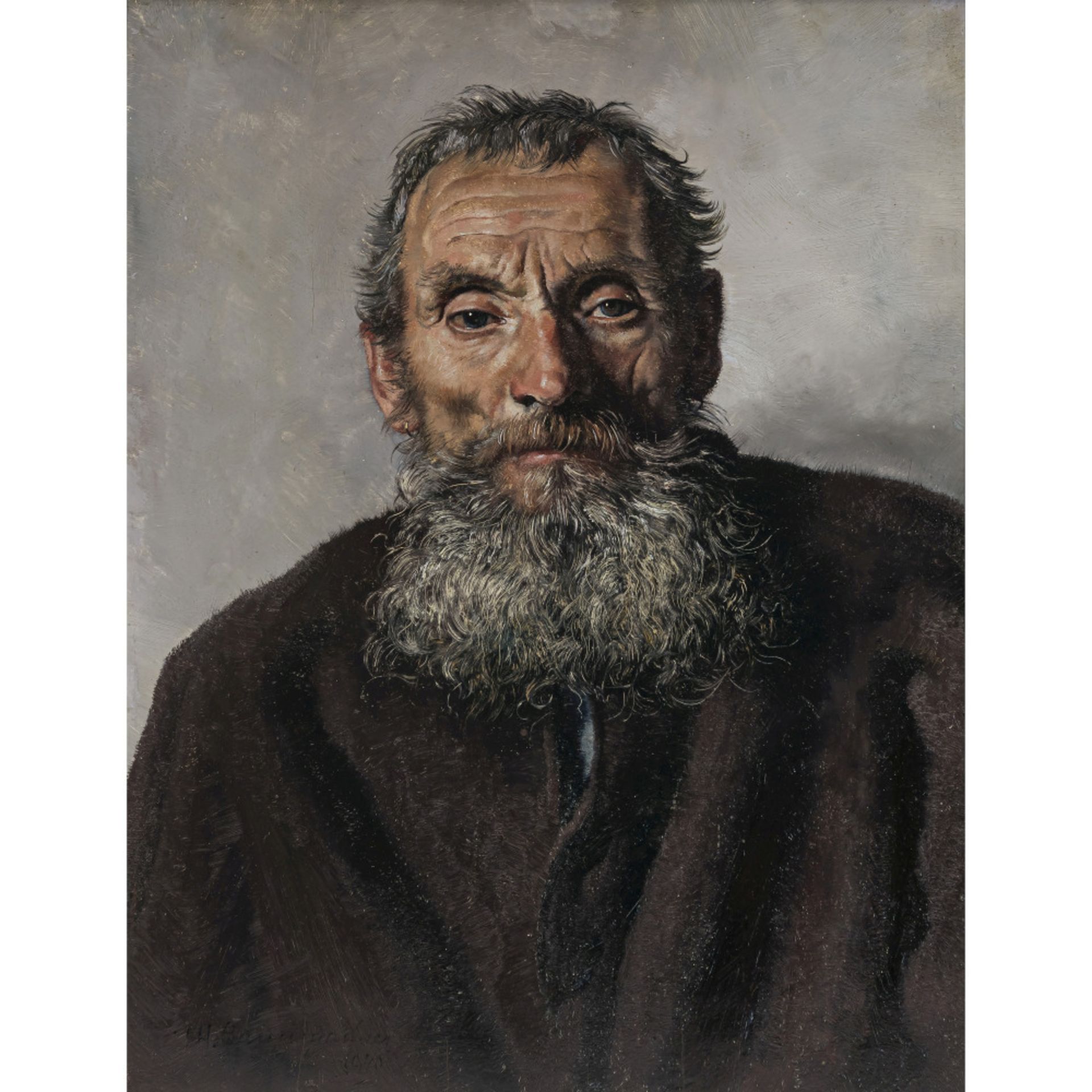 Thomas Baumgartner - Portrait of an old man with a beard