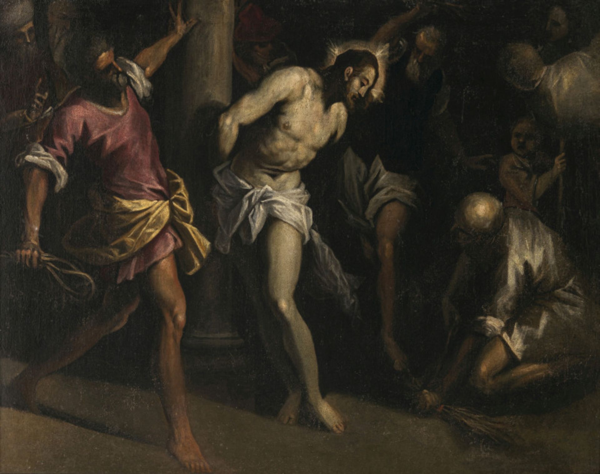 Jacopo Palma, gen. Palma il Giovane, Werkstatt - The Flagellation of Christ