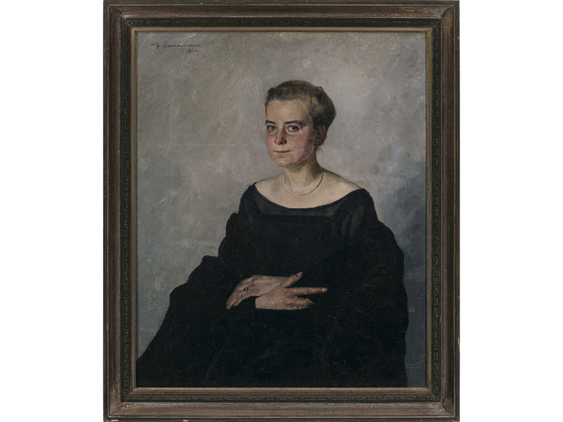 Thomas Baumgartner - Portrait of a lady. 1922 - Image 2 of 2