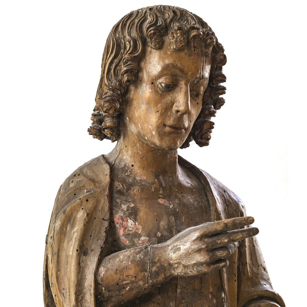 Saint John the Evangelist - Lower Bavaria, circa 1520 - Image 3 of 3