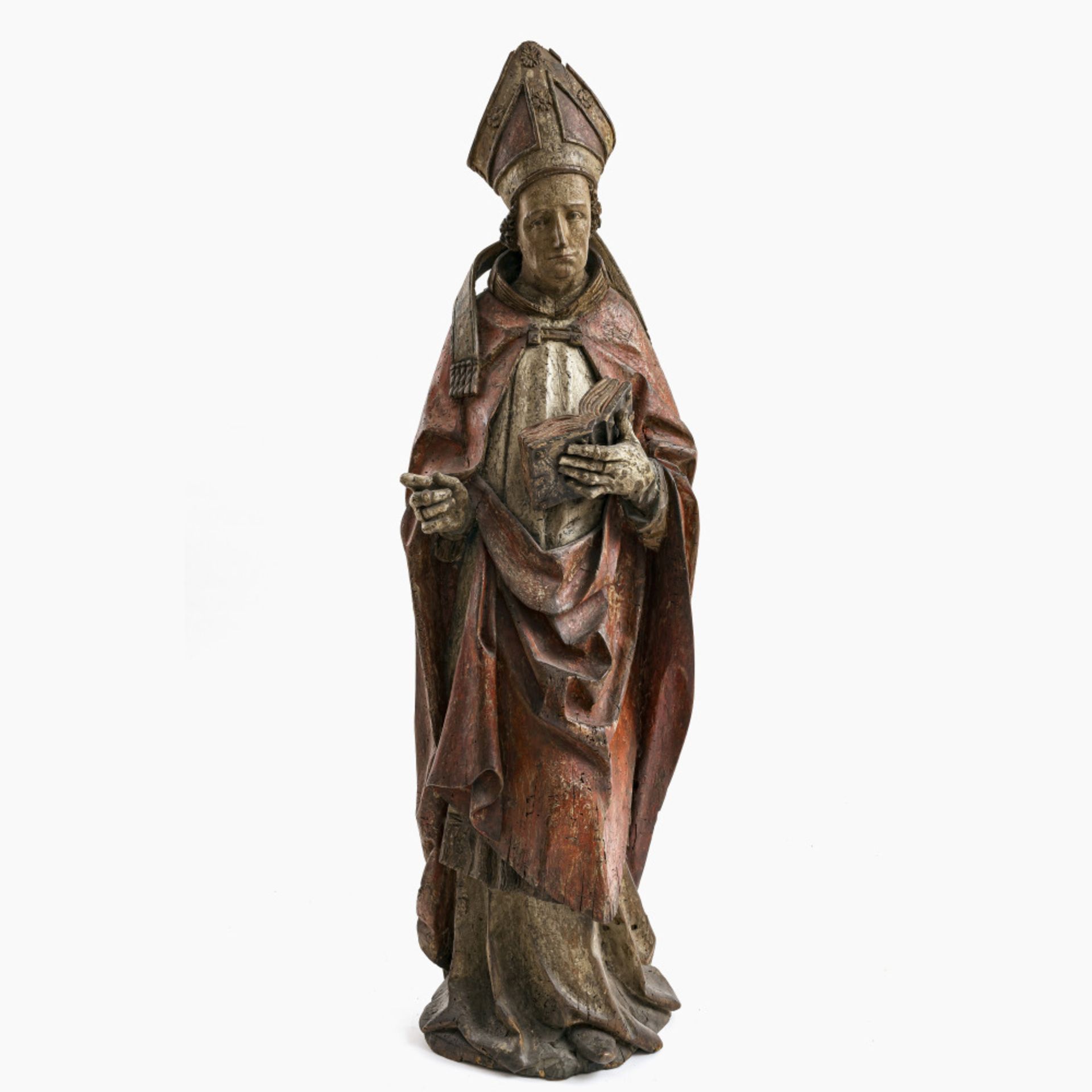 A Bishop Saint - South German, circa 1490