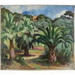 Unbekannt - Landscape with palm trees