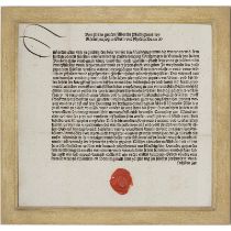 Herzog Albrecht IV. von Bayern - Printed letter regarding the award of the ducal fiefs