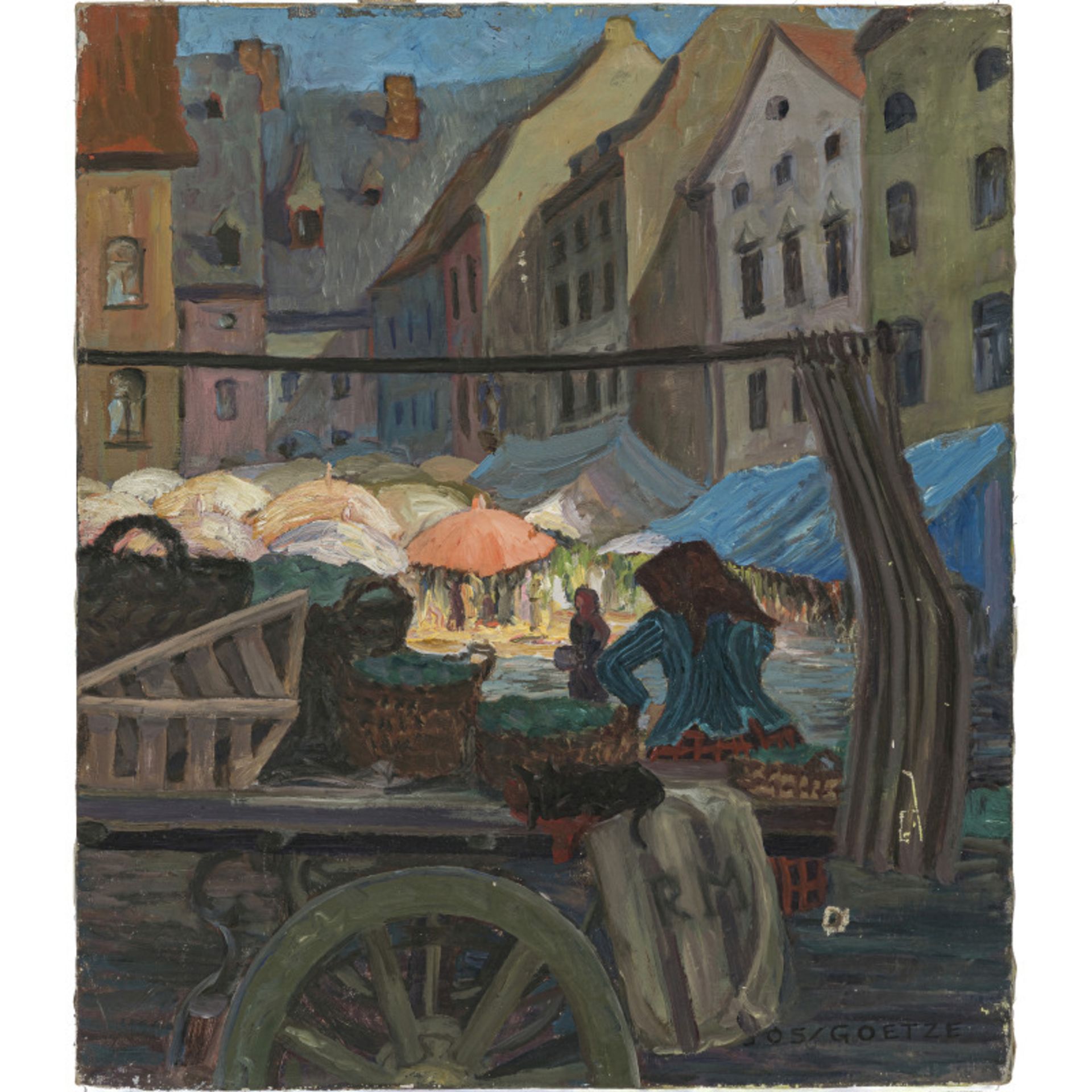 Josef Goetze - Market day