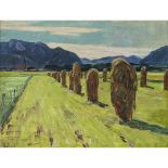 Arnold Balwé - Haystacks near Übersee