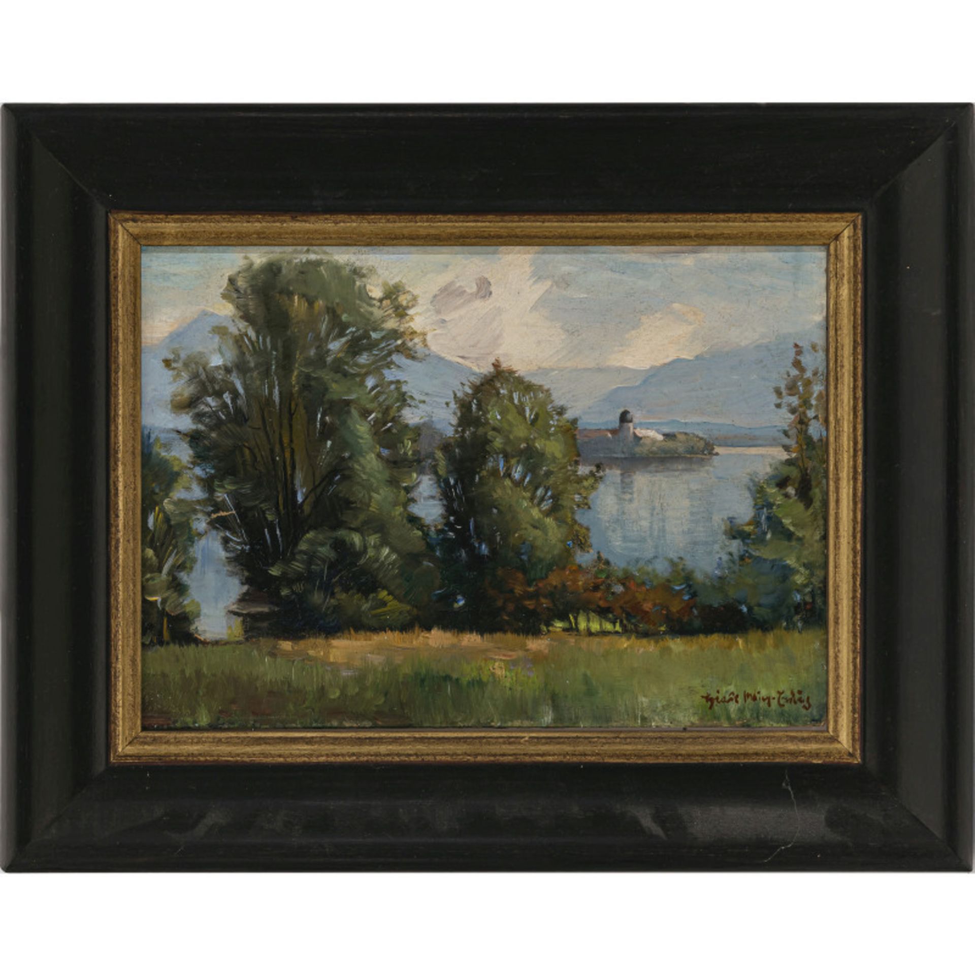 Hiasl (Mathias) Maier-Erding - Chiemsee landscape - Image 2 of 2