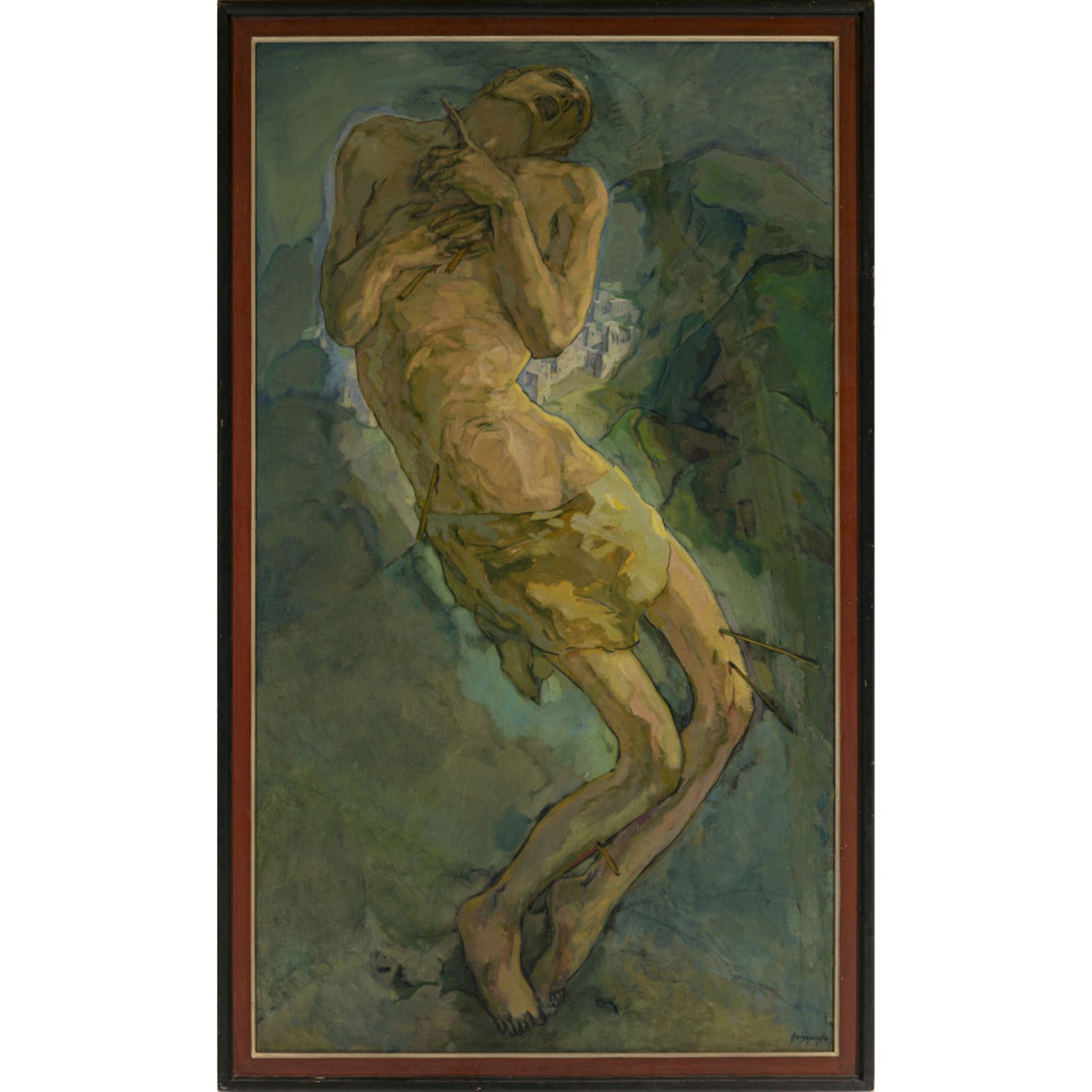 Willi Geiger - Heiliger Sebastian. 1914 - Bild 2 aus 2