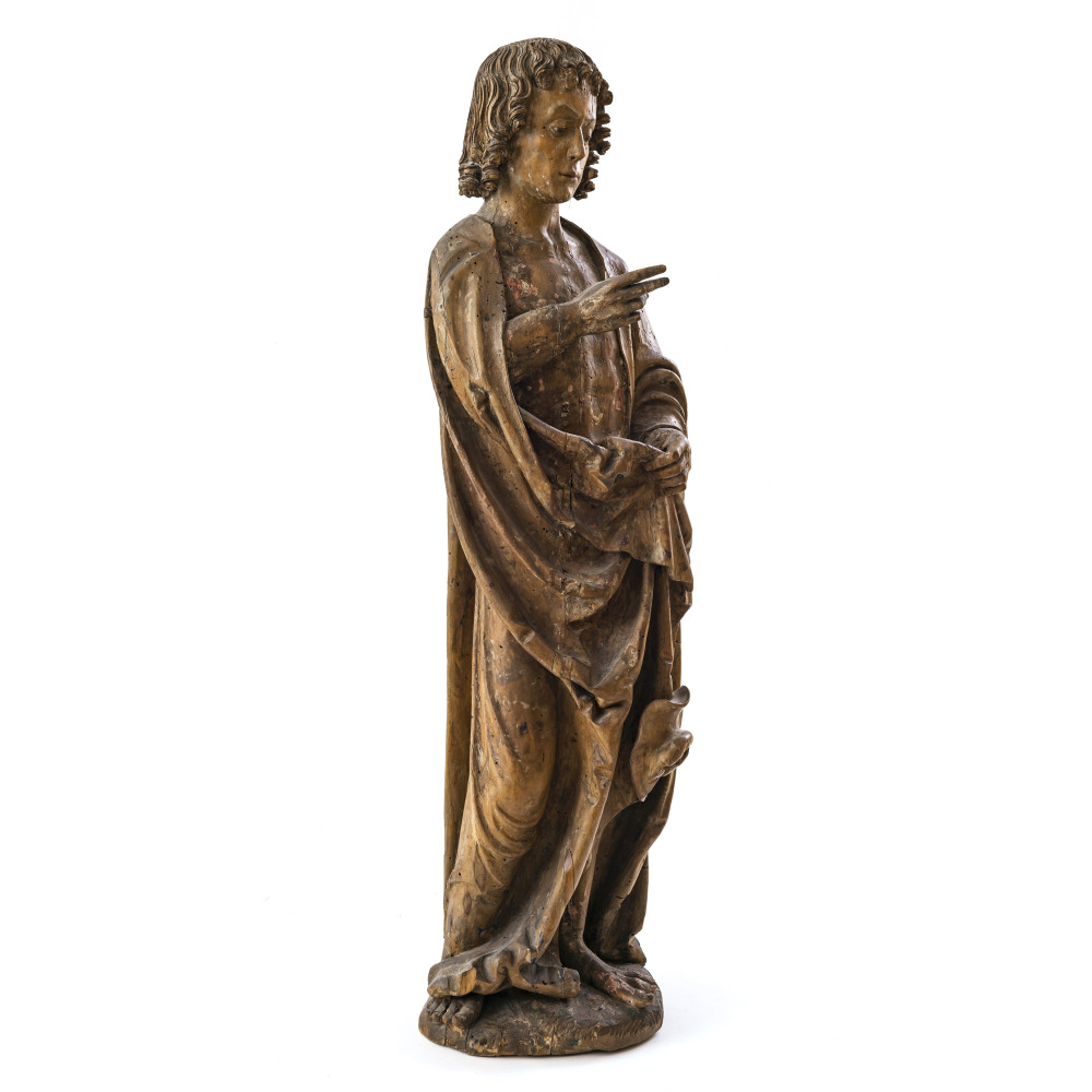 Saint John the Evangelist - Lower Bavaria, circa 1520 - Image 2 of 3