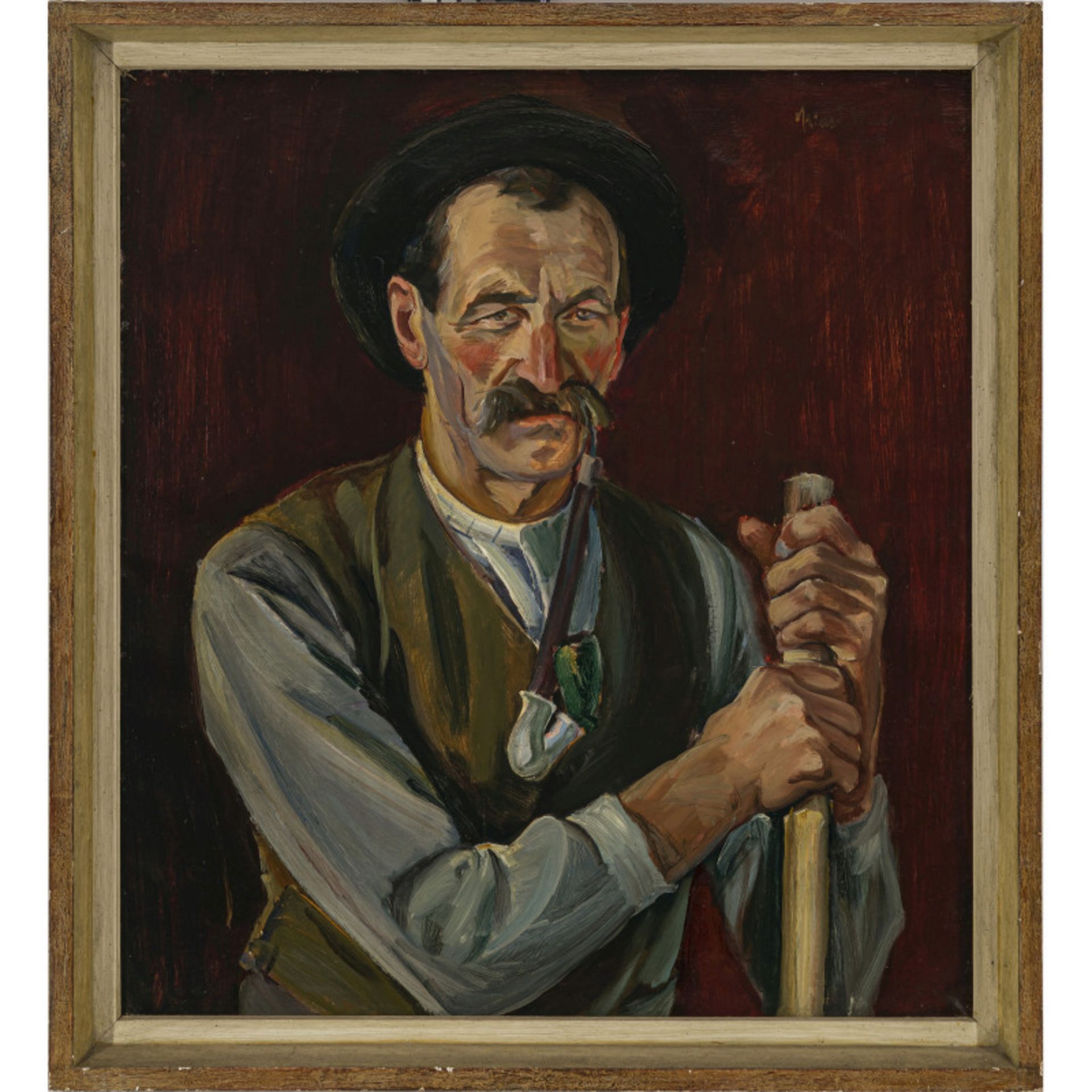 Hiasl (Mathias) Maier-Erding - The Huber peasant with the pipe - Image 2 of 3