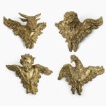 Four evangelist symbols - Swabia (?), mid-18th century