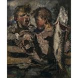 Paul Mathias Padua - Two boys with fish