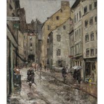 Constantin Gerhardinger - Die ehemalgie Scholastika in der Ledererstraße. 1914