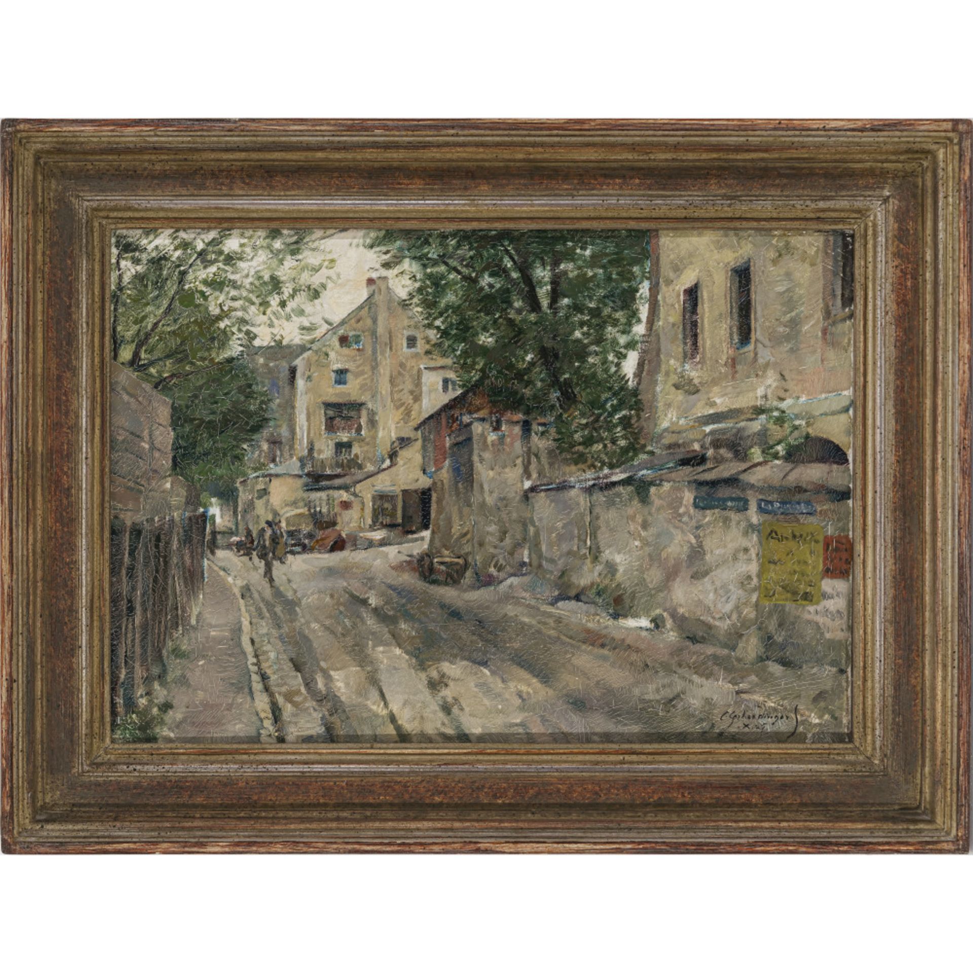 Constantin Gerhardinger - Straßenzeile in Giesing (?). 1925 - Bild 2 aus 2