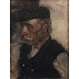 Paul Mathias Padua - Peasant in profile. 1925