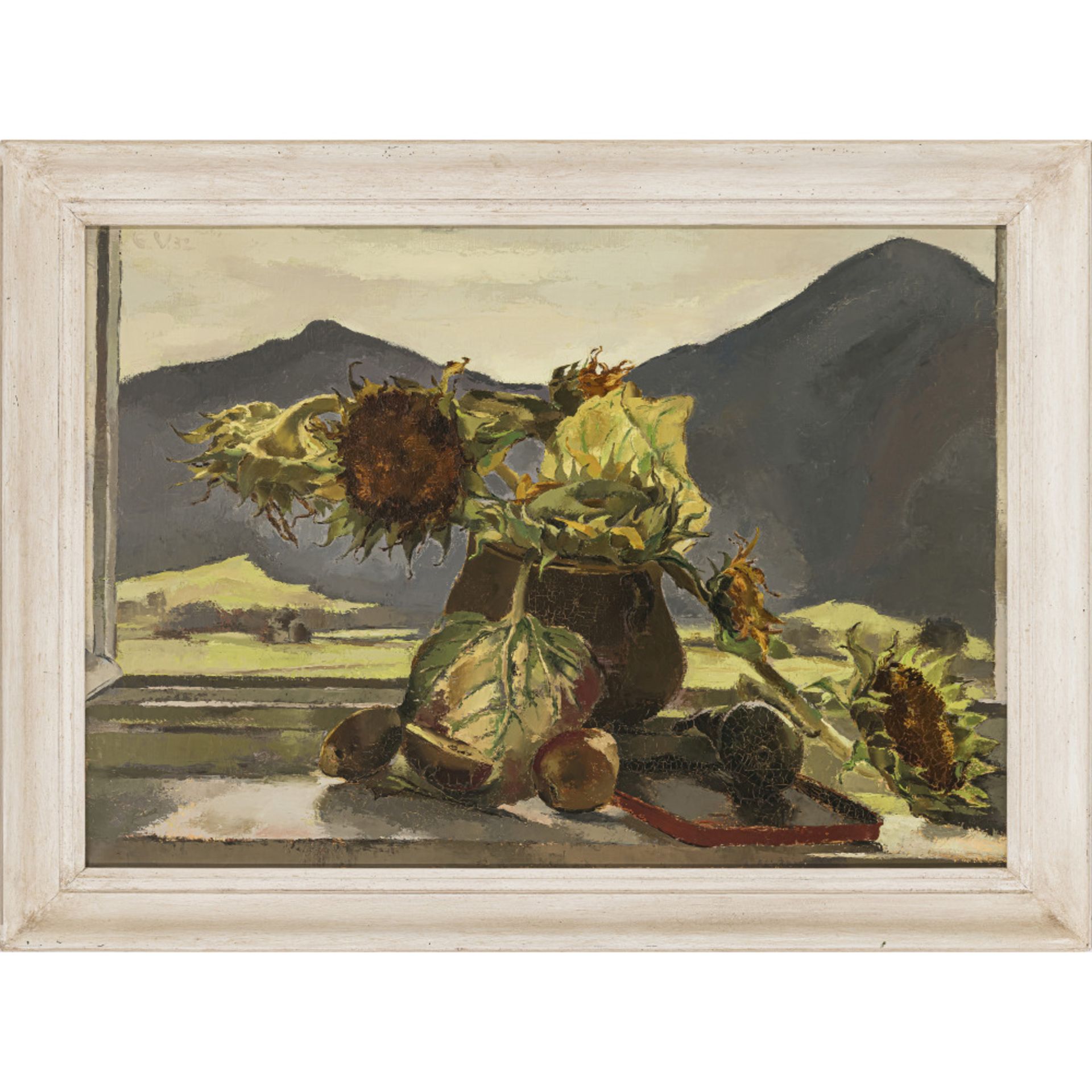 Ewald Vetter - Sunflowers. 1932 - Image 2 of 3