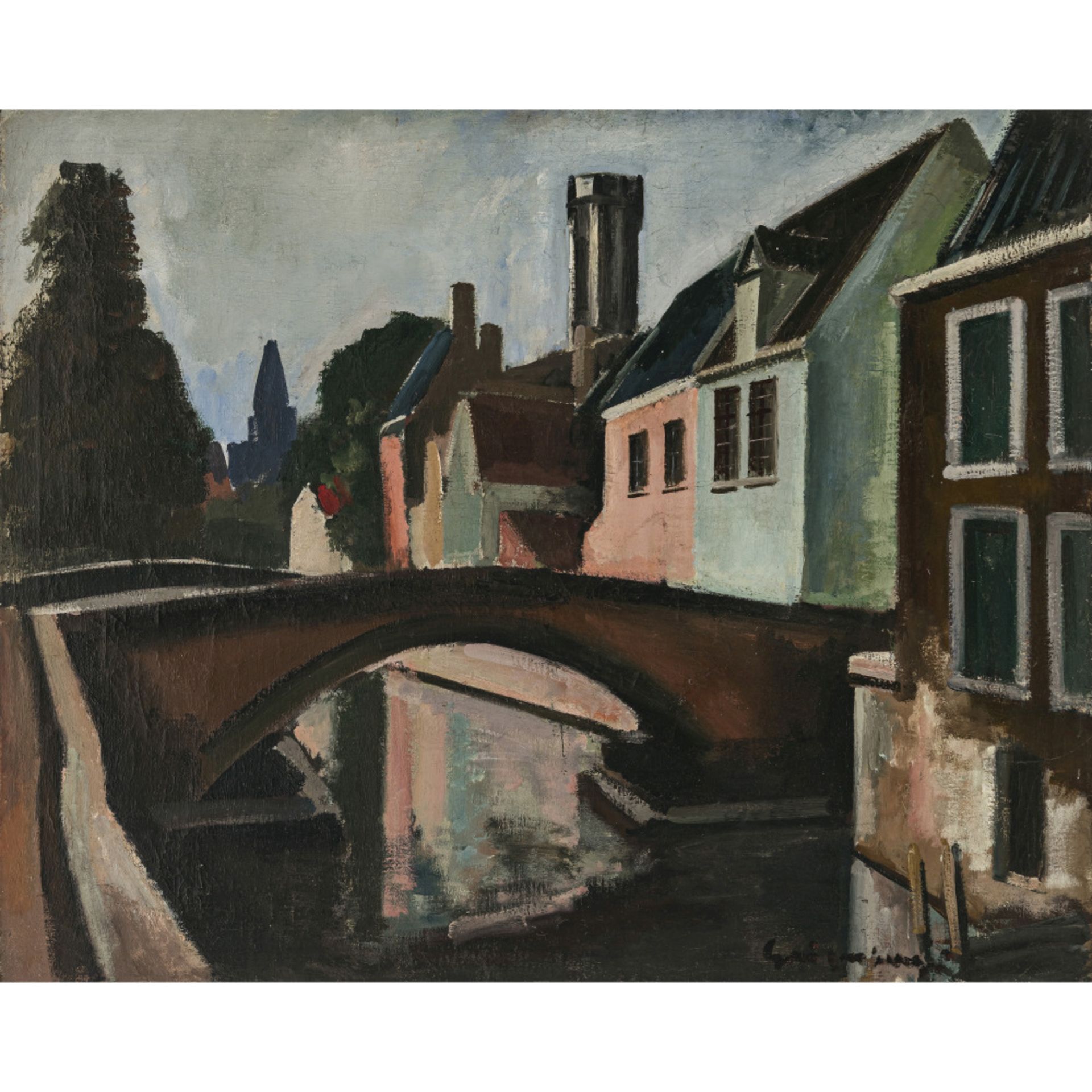 Otto Geigenberger - Canal in Bruges