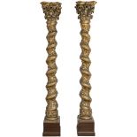 A pair of pillars - Italy, 17th/18th century