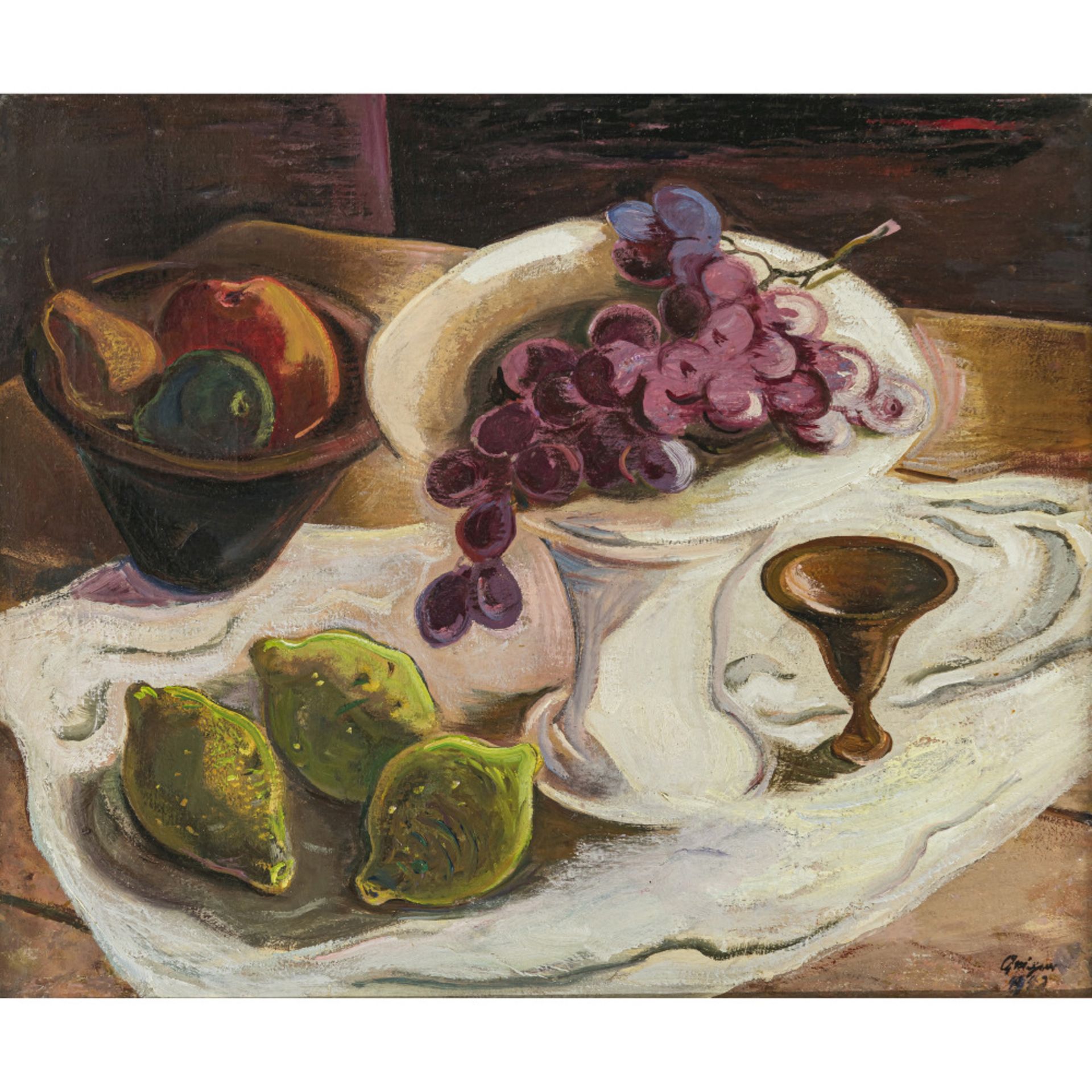 Willi Geiger - Fruit still life. 1942