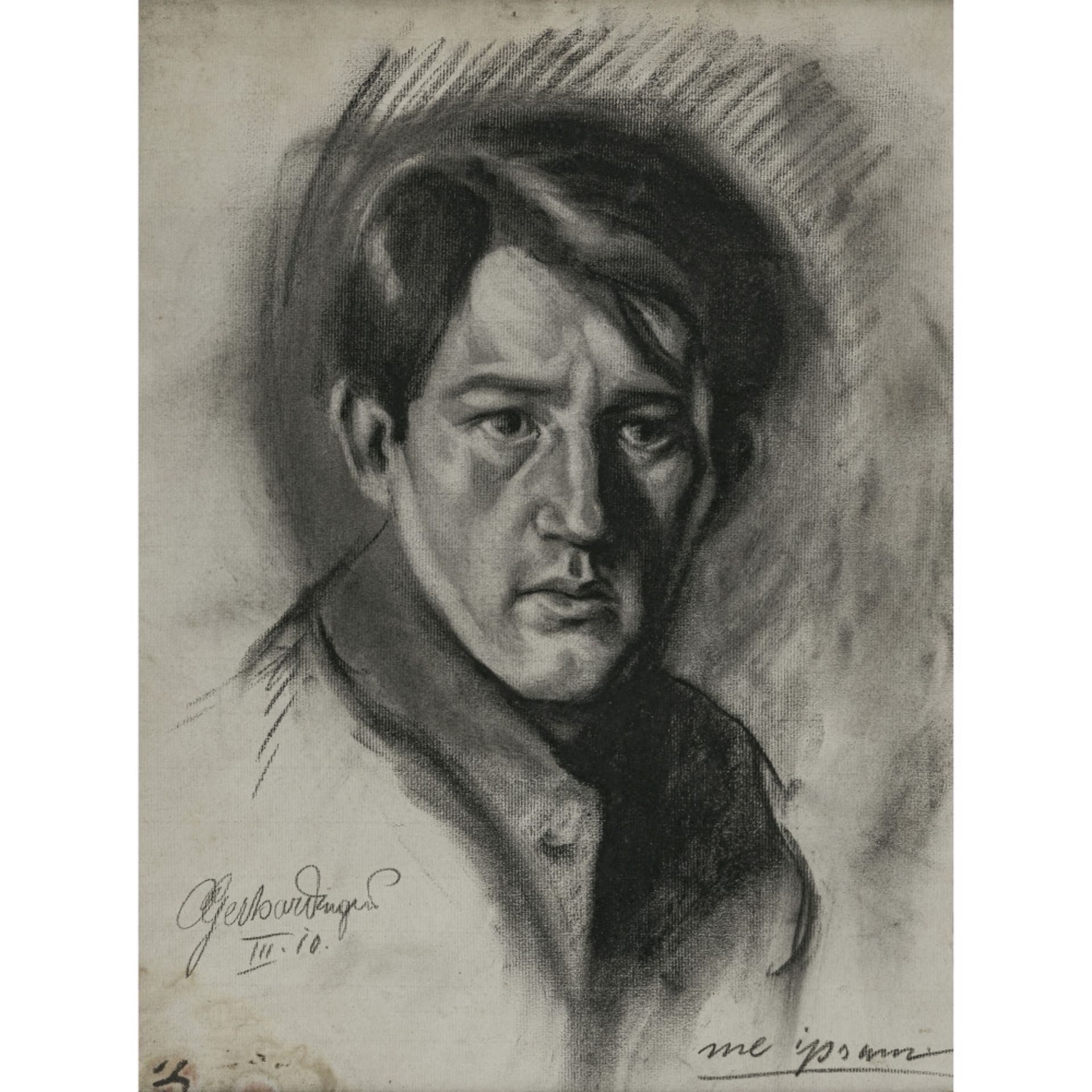 Constantin Gerhardinger - Self-portrait. 1910 - Image 2 of 2