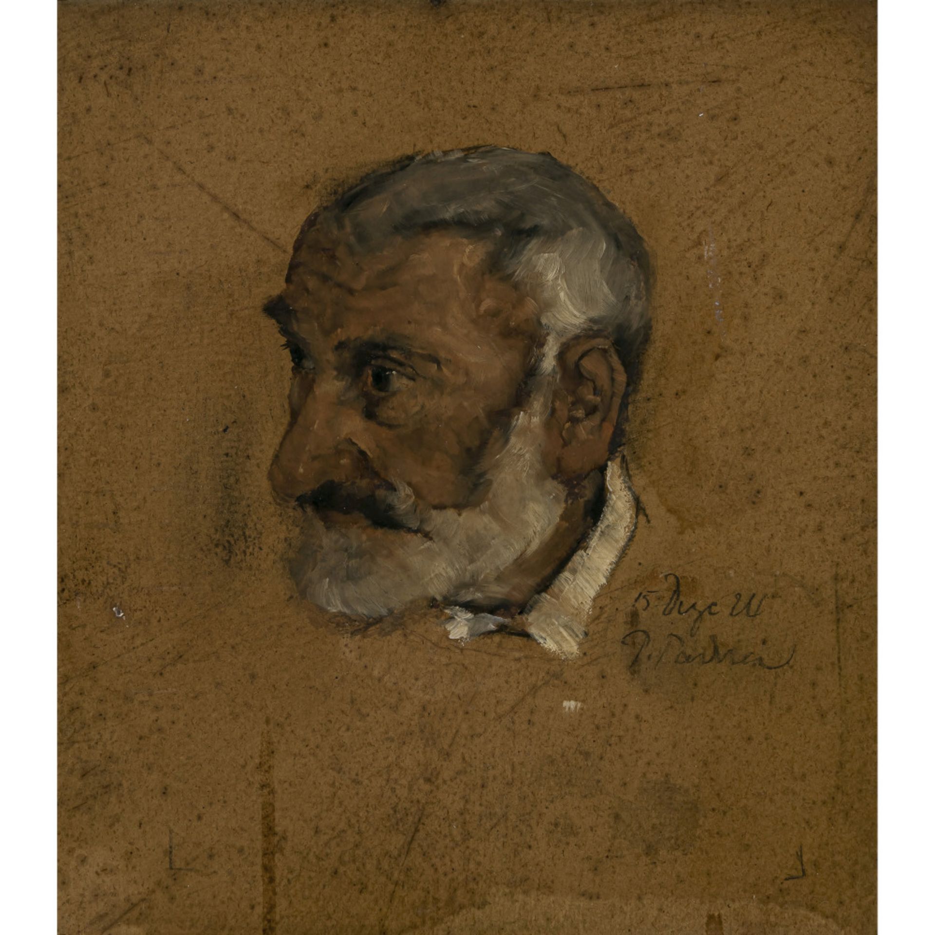 Paul Mathias Padua - Bearded man in profile. 1924