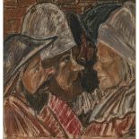 Julius Hüther - Four men in armour. 1940