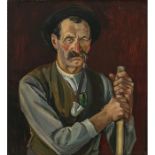 Hiasl (Mathias) Maier-Erding - The Huber peasant with the pipe