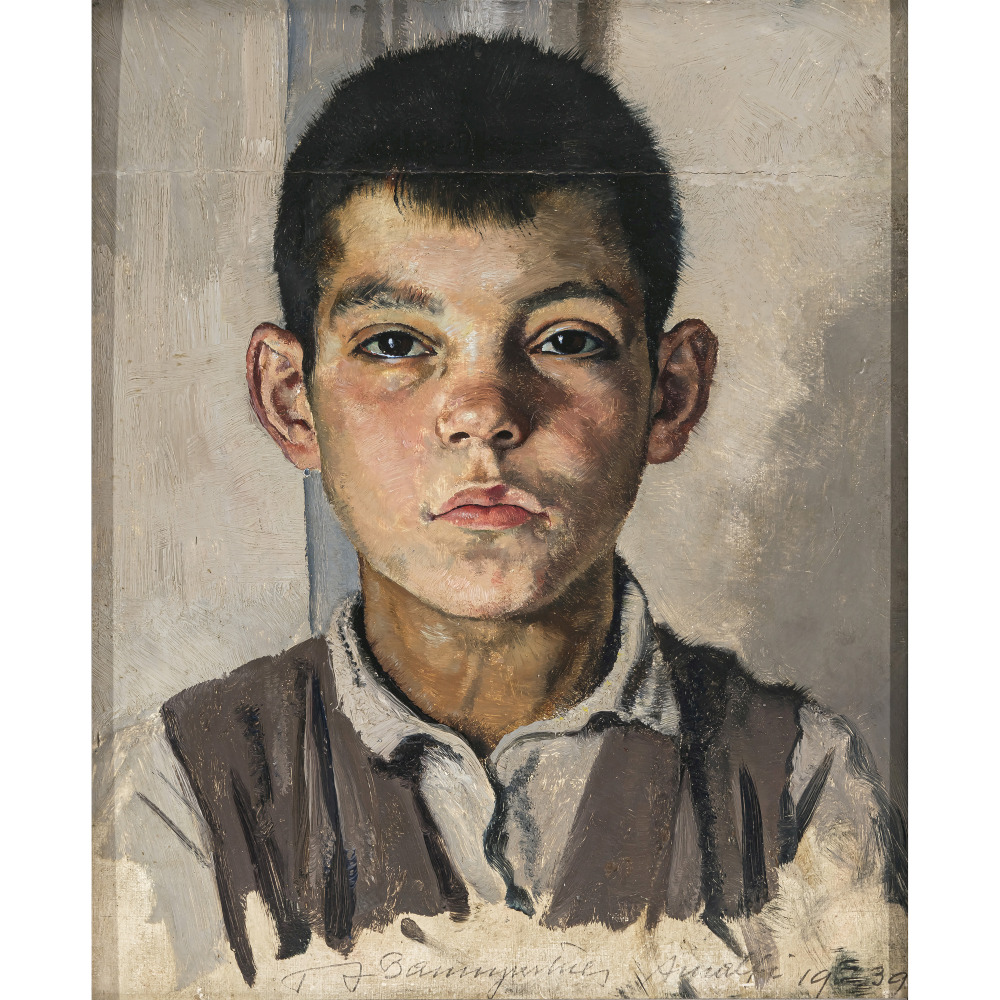 Thomas Baumgartner - Portrait of a boy. 1939