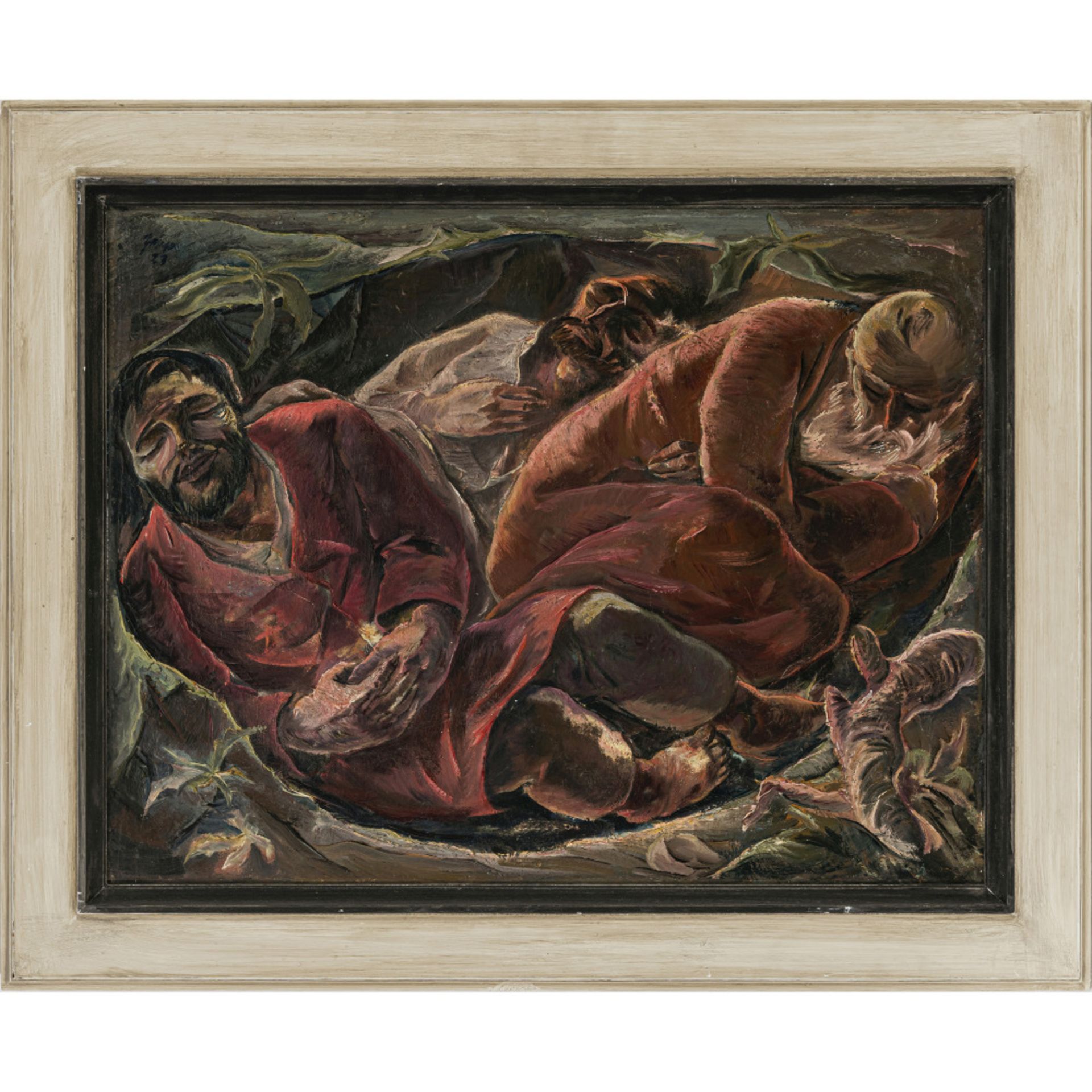 Willi Geiger - Three sleeping saints. 1923 - Image 2 of 2