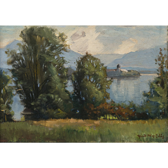 Hiasl (Mathias) Maier-Erding - Chiemsee landscape