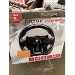 RAW RETURN -SUBSONIC SV700 Drive Pro Sport Wheel & Pedals -PS4/PS3/XBOX ONE/PC/SWITCH -RRP NEW £100+