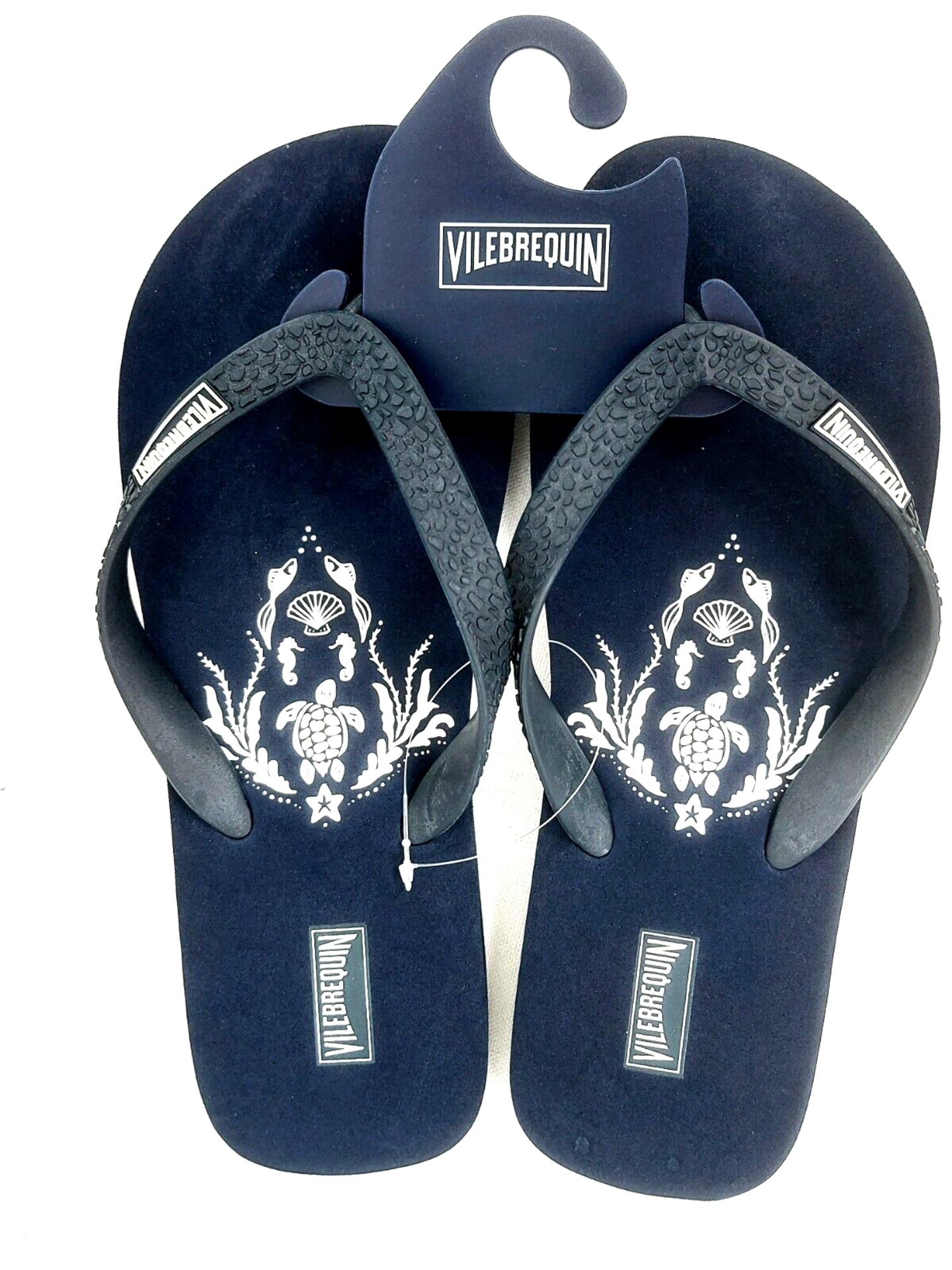 VILEBREQUIN Flip Flops Navy - Authentic & New - Size 4 / 5 - RRP Â£65+ !